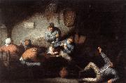 OSTADE, Adriaen Jansz. van Inn Scene ag oil painting